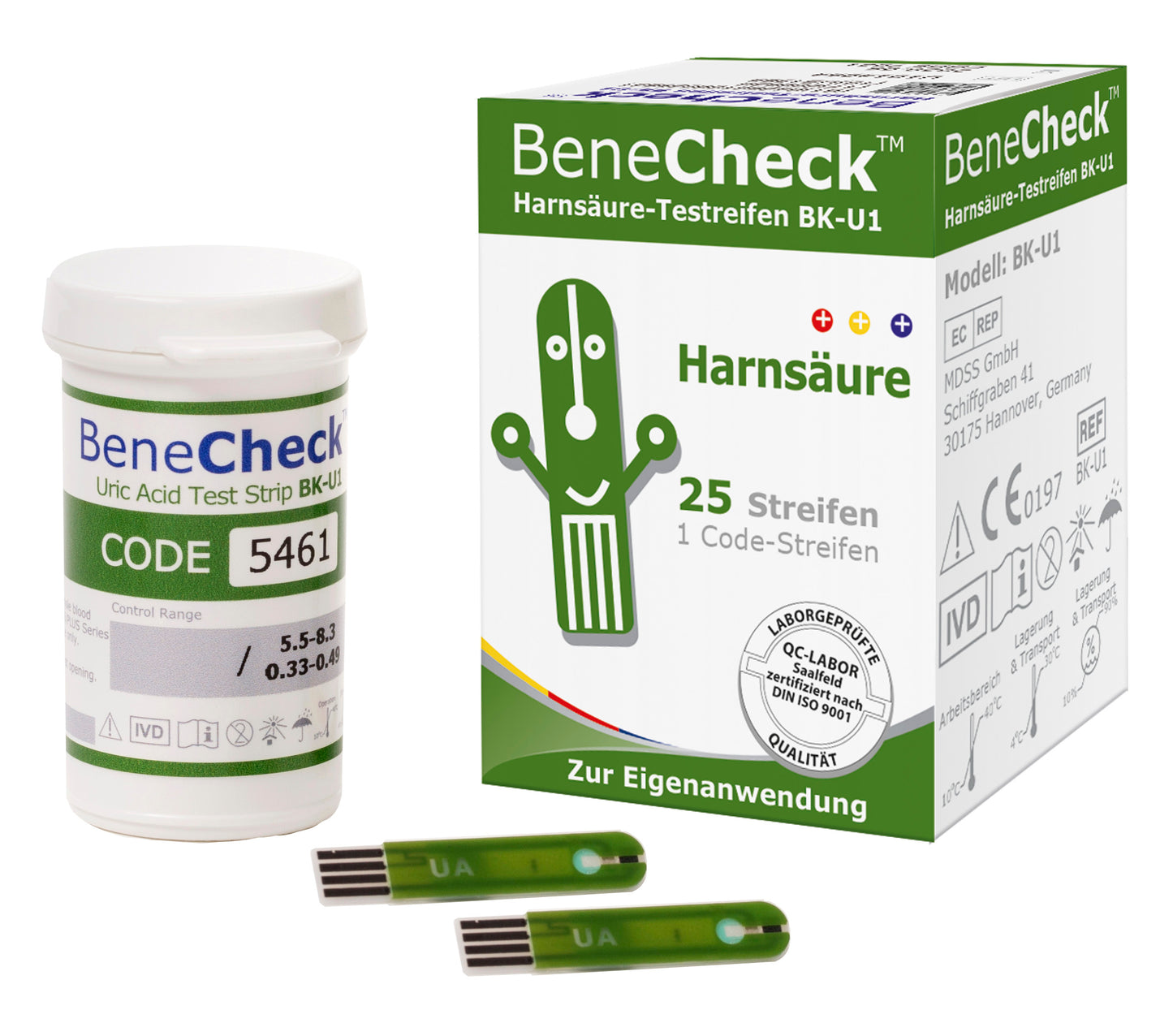 BeneCheck Harnsäuretest STARTERSET XXL