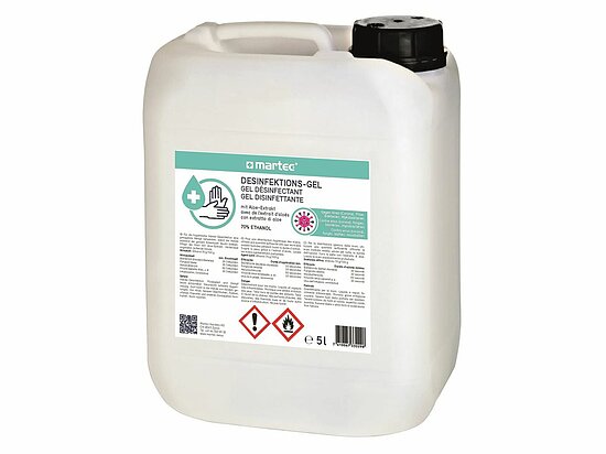martec Desinfektions-Gel Kanister Inhalt: 5 l