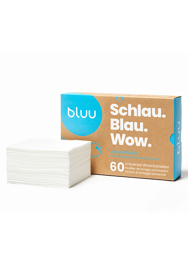 bluu - 60 Universal Waschstreifen - Alpenfrische