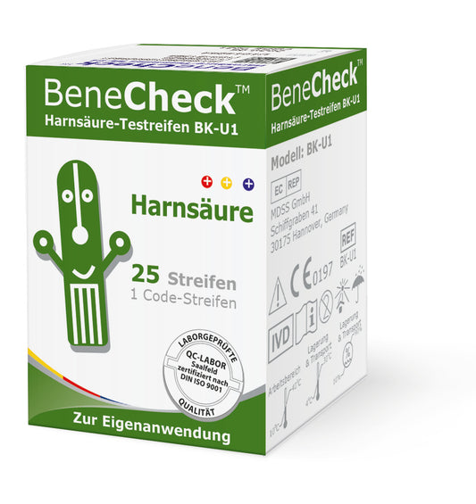 Benecheck Teststreifen und Nodololanzetten Kombi-Set